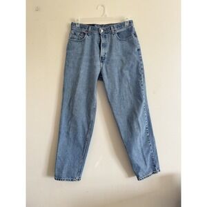Vintage Levi's 90s Light Wash High Waist 560 Loose Straight 12 Regular